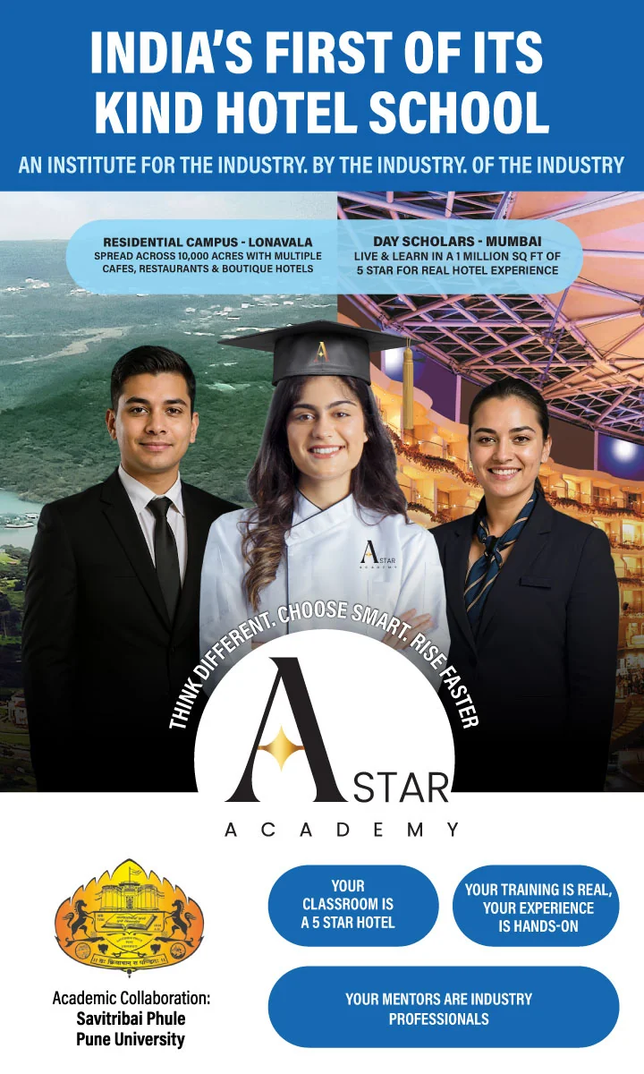 INDIA'S ONLY HOTEL SCHOOL